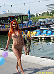 redhead janette nude in public streets