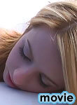 Hot blond babe moans loudly