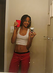 Black hottie in college takes lots of selfpics