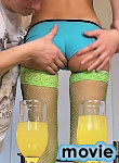 Gorgeous blonde teen sucking and getting screwed hard