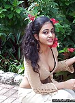Lovely Indian girl shows her tits and pussy then masturbate
